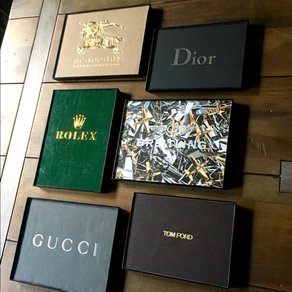 Rolex, Breitling, Dior, Burberry, Tom Ford bag art - Picture 3 of 4